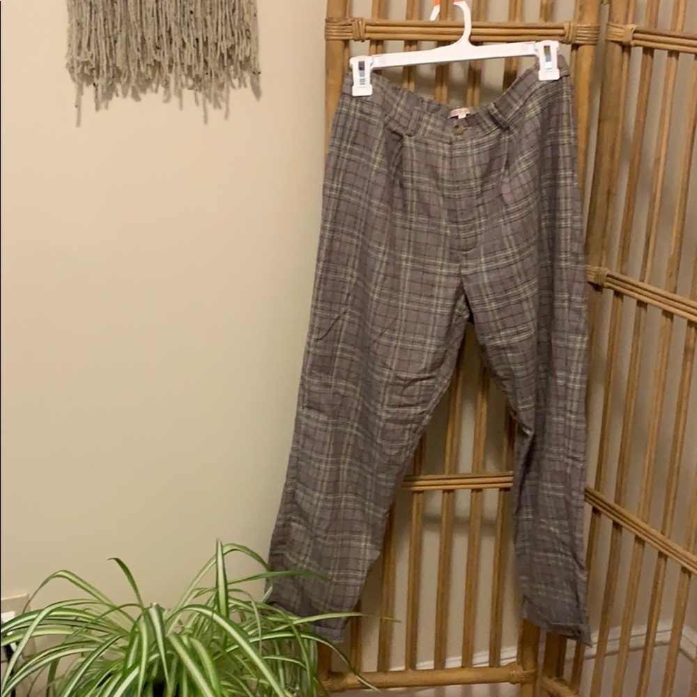 Lottie Moss Plaid Pants